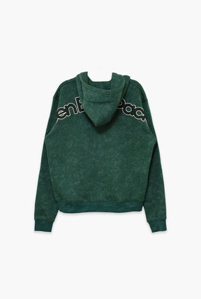 Green Bay Packers Sport Through Texture Heavyweight Full Zip Hoodie - Forest Green