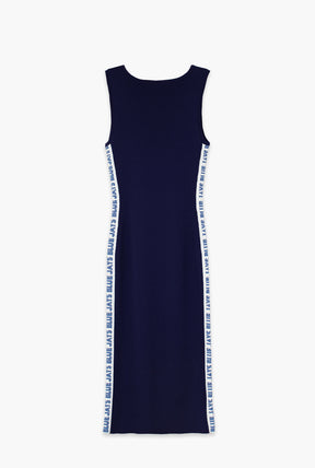 Toronto Blue Jays x Hazel Mae Women's Ribbed Tank Dress - Navy
