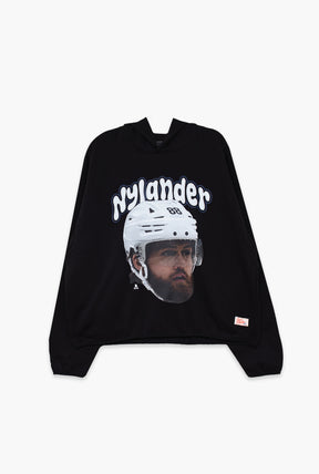 William Nylander Relaxed Hoodie - Black