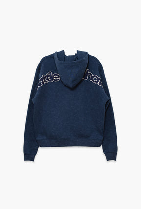 Seattle Seahawks Sport Through Texture Heavyweight Full Zip Hoodie - Navy