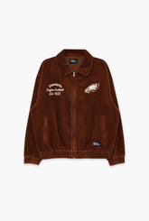 Philadelphia Eagles Sport Through Texture Corduroy Jacket - Brown