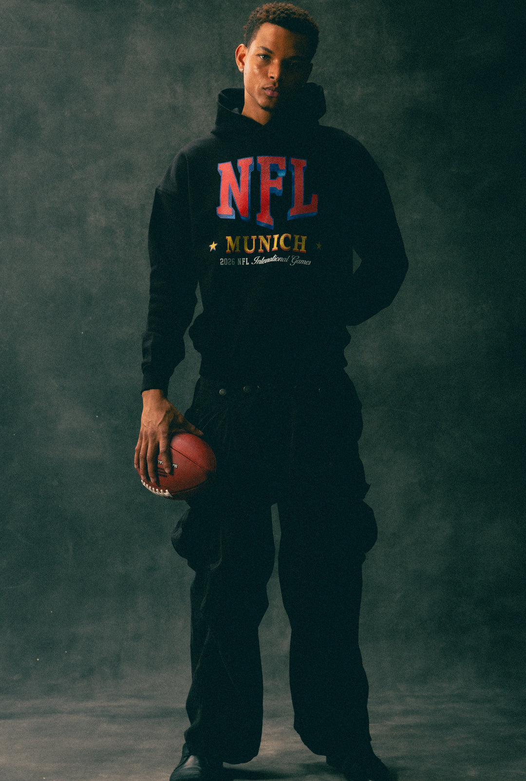NFL Munich Heavyweight Hoodie - Black