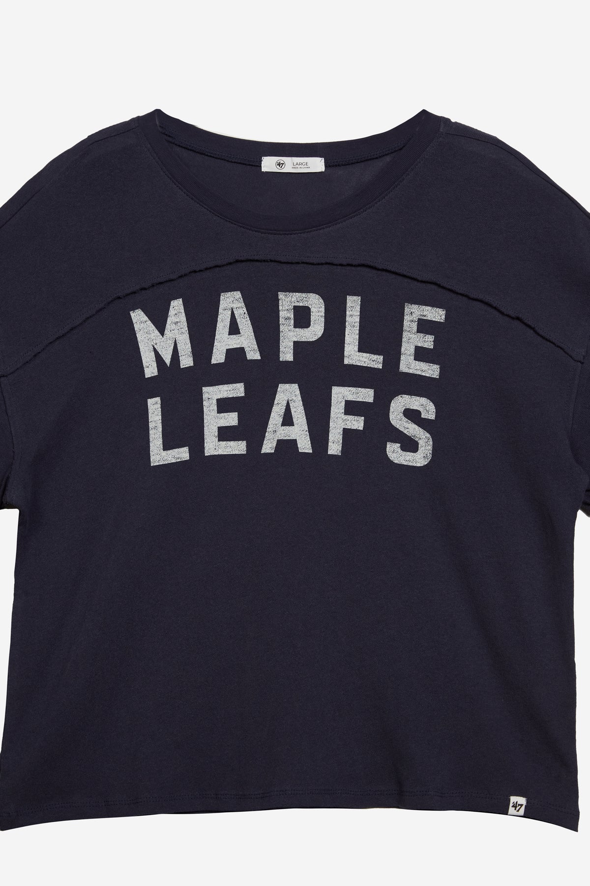 Toronto Maple Leafs Premier Wordmark Stevie Crop T-Shirt