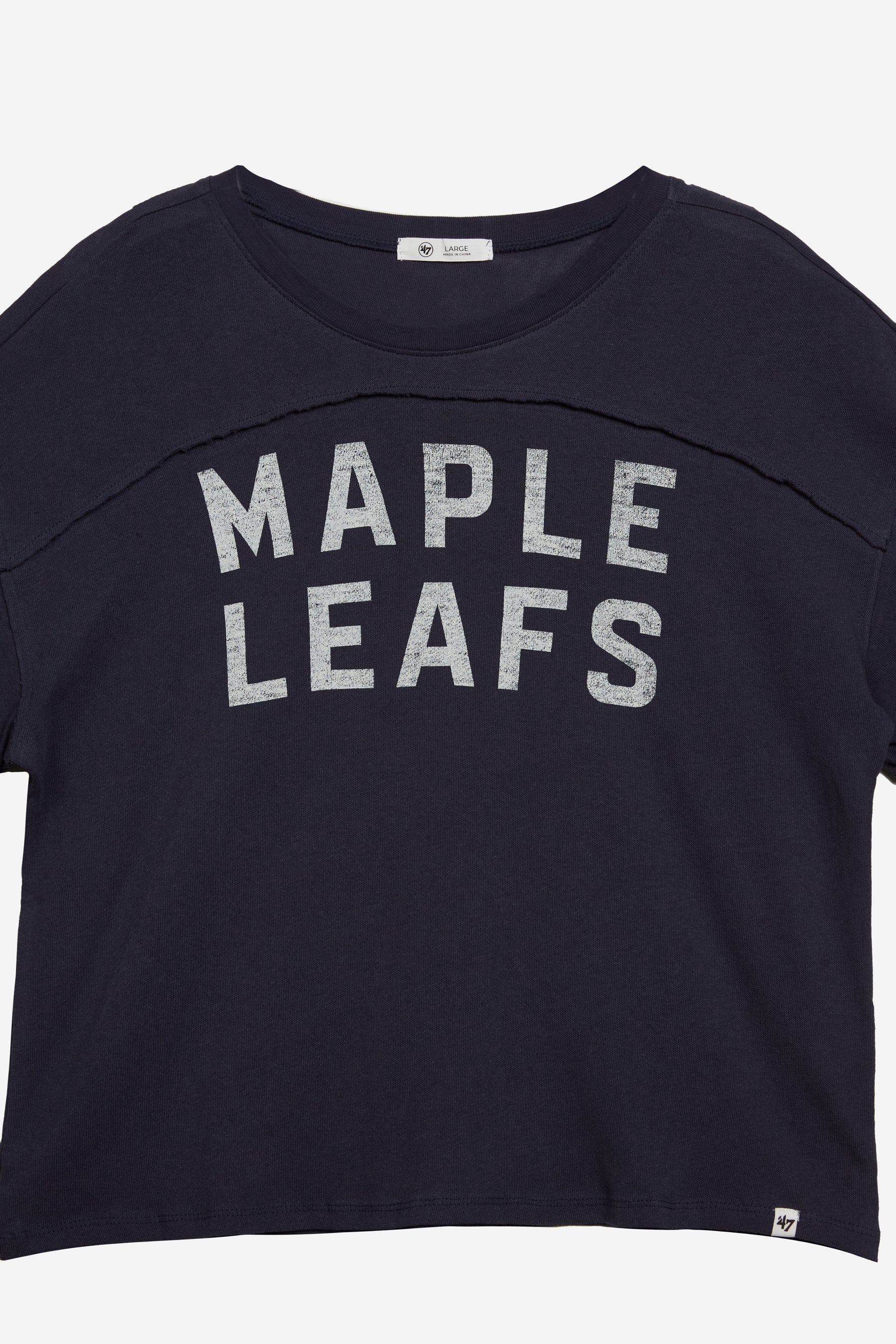 Toronto Maple Leafs Premier Wordmark Stevie Crop T-Shirt
