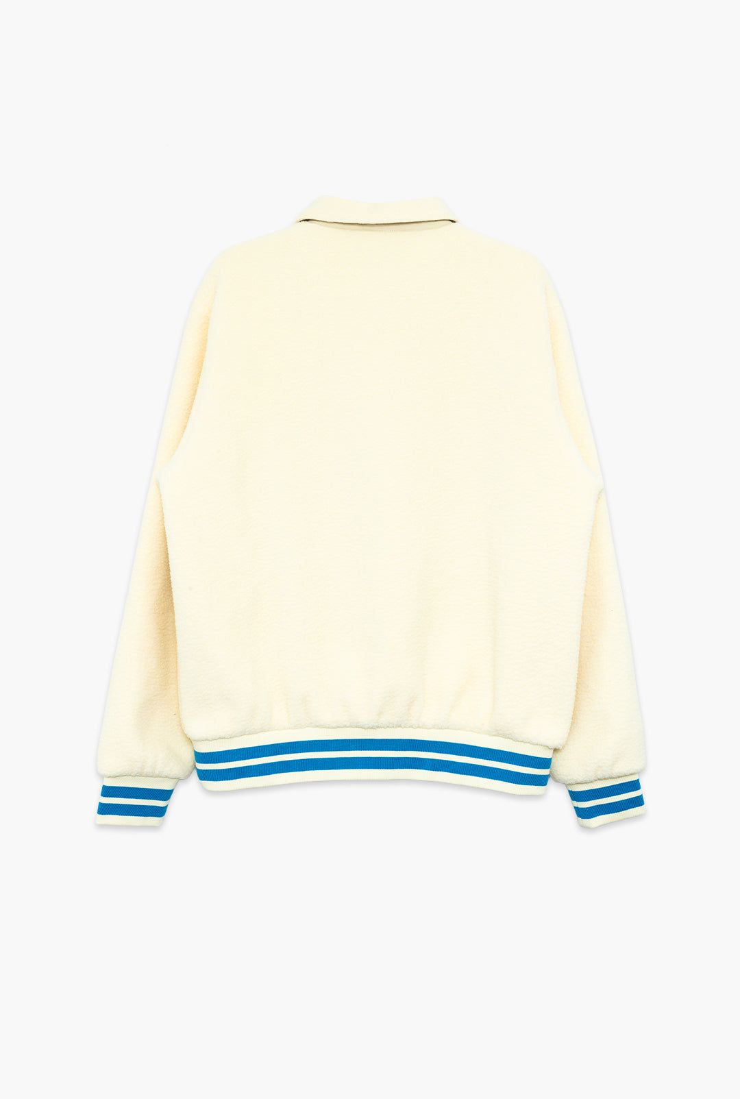 Detroit Lions Sport Through Texture Fleece 1/4 Zip - Ivory