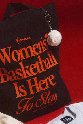 WNBA Mini Keychain - Ivory / Black