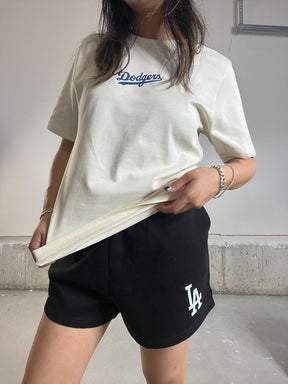 Los Angeles Dodgers Women's Heavyweight T-Shirt - Natural