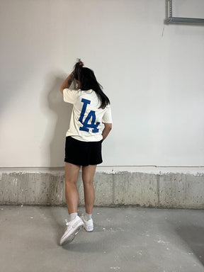 Los Angeles Dodgers Women's Heavyweight T-Shirt - Natural