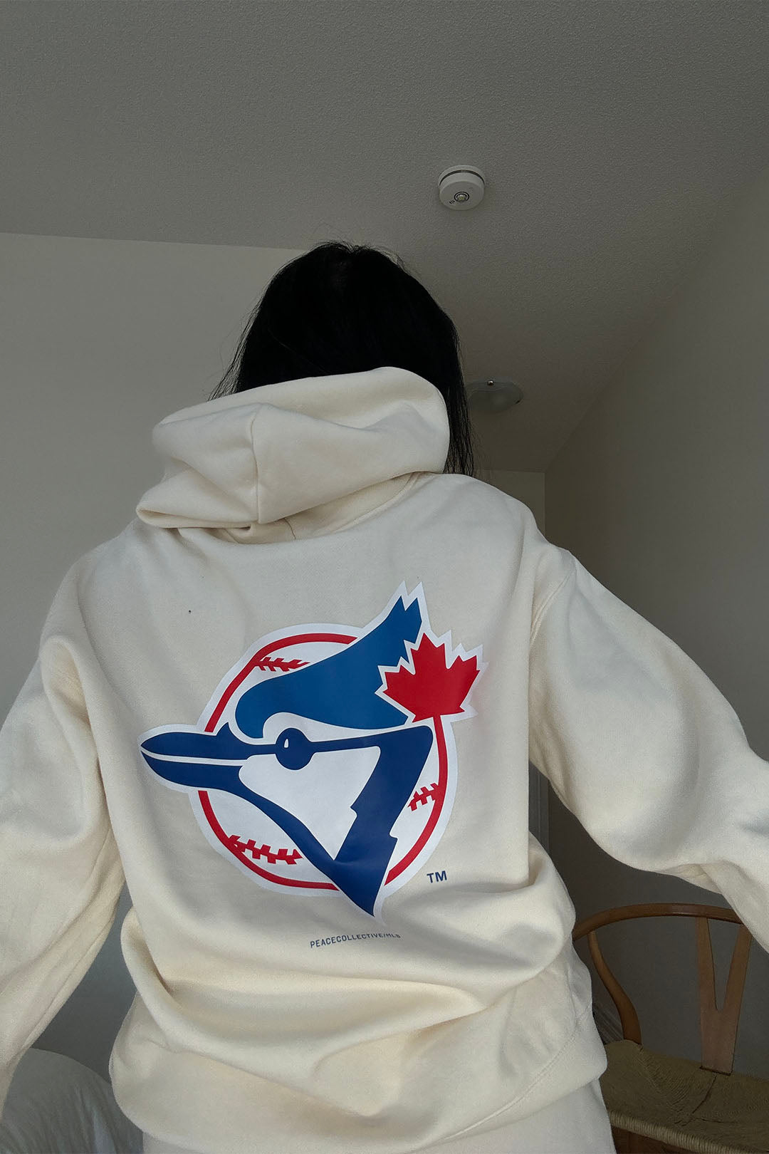 Toronto Blue Jays Heavyweight Hoodie - Ivory