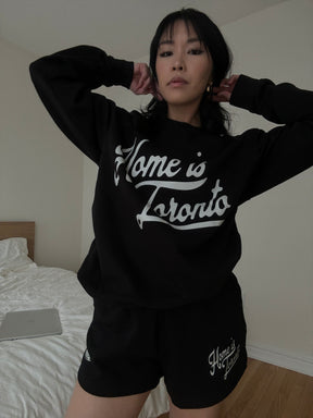 Home is Toronto Crewneck - Black