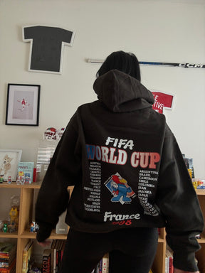 FIFA France '98 World Cup Heavyweight Hoodie - Black