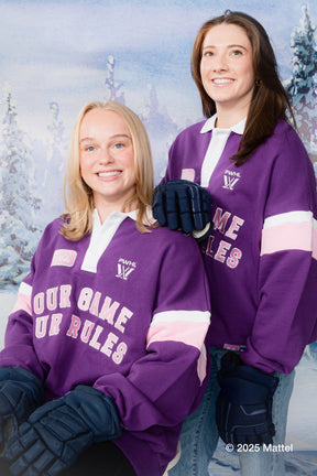 Barbie x PWHL Oversized Rugby - Purple