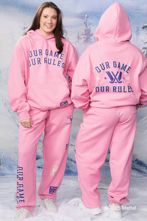 Barbie x PWHL Heavyweight Hoodie - Pink
