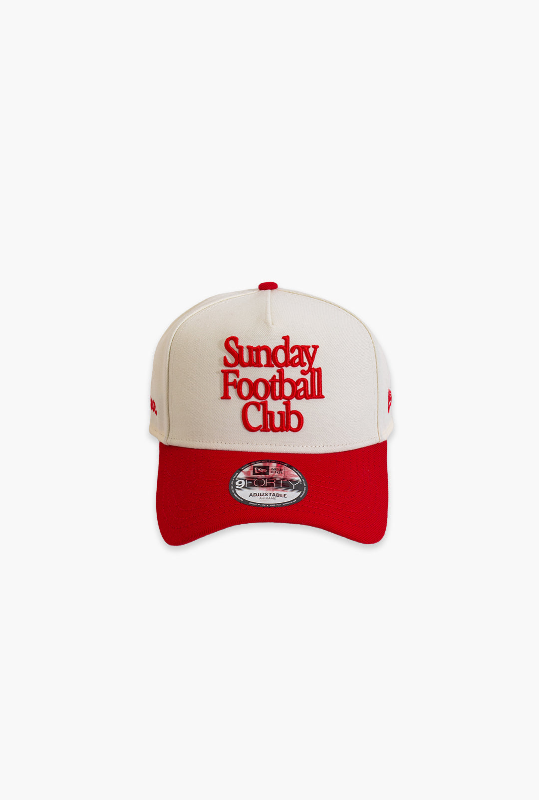 Sunday Football Club North 9FORTY A-Frame Adjustable Cap - Ivory
