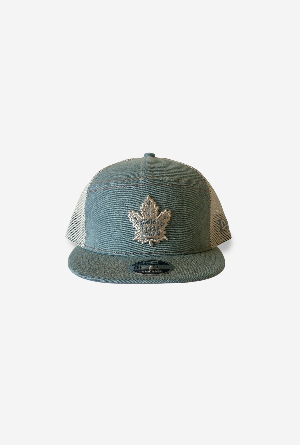 Toronto Maple Leafs Denim 9FIFTY Trucker Cap - Blue