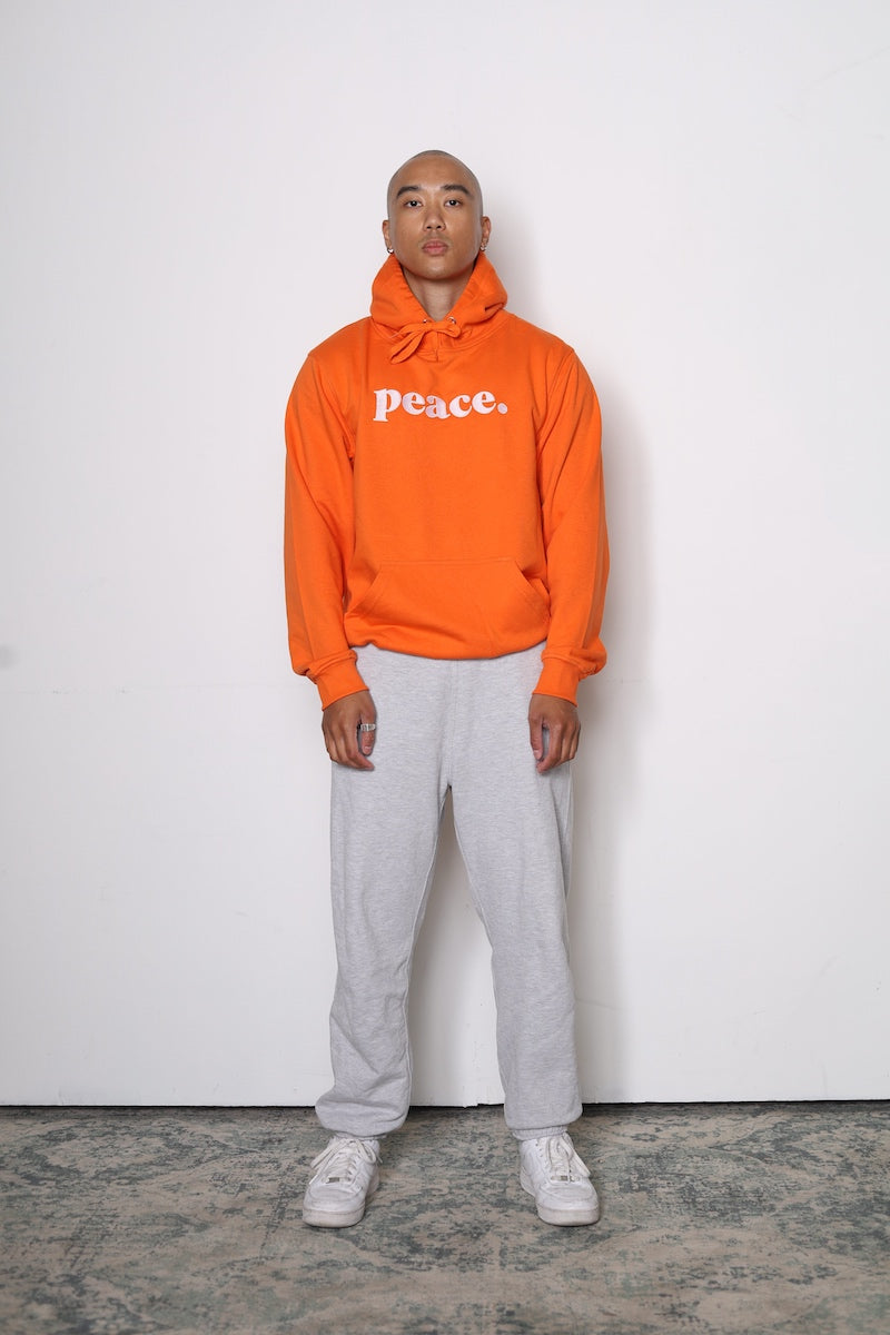 Peace Hoodie - Orange