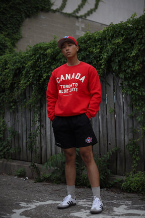 Toronto Blue Jays Canada Day Heavyweight Crewneck - Red