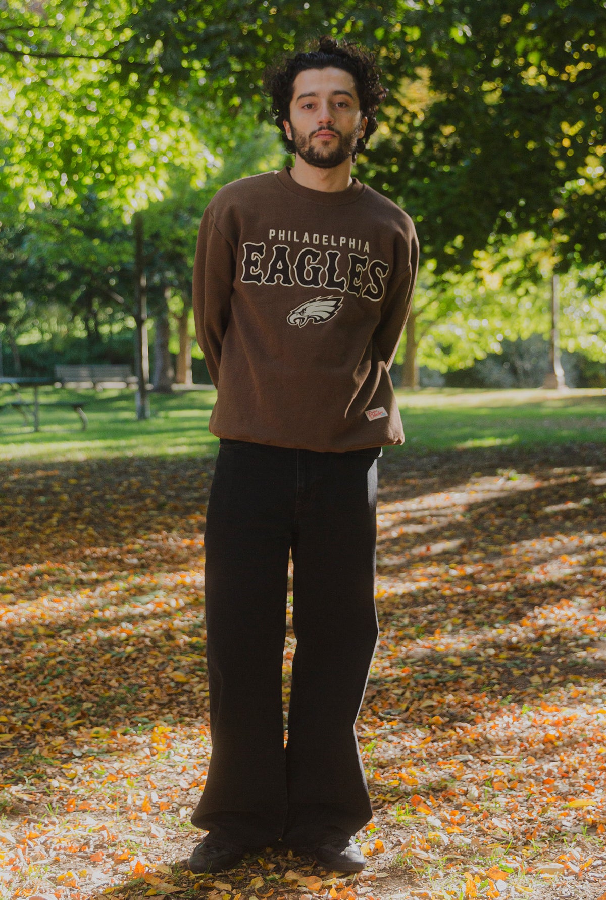 Philadelphia Eagles Heavyweight Crewneck - Cocoa
