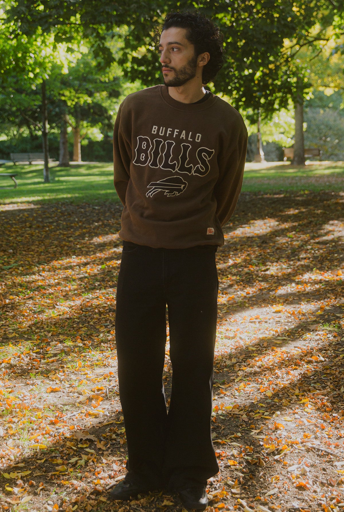 Buffalo Bills Heavyweight Crewneck - Cocoa
