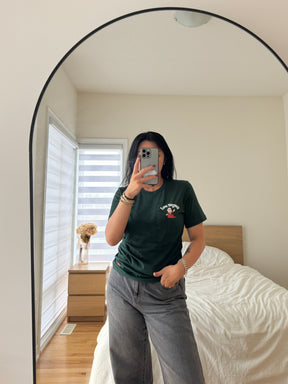 T-shirt Love Yourself P/C x Popeye - Vert forêt