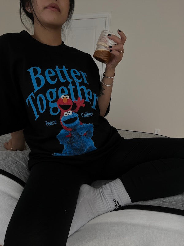 Better Together Elmo & Cookie Monster Heavyweight T-Shirt