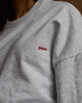 Peace SuperHeavy™️ Crewneck - Ash