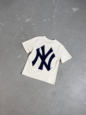New York Yankees Women's Heavyweight T-Shirt - Natural