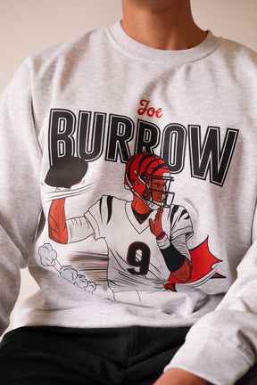 Joe Burrow Crewneck - Ash