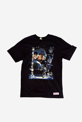 Auston Matthews Bootleg T-Shirt - Black