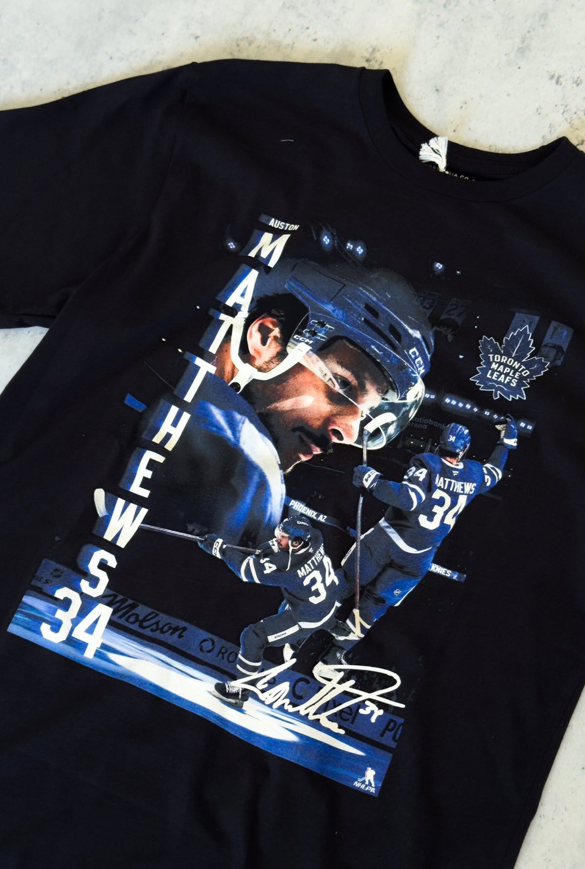 Auston Matthews Bootleg T-Shirt - Black