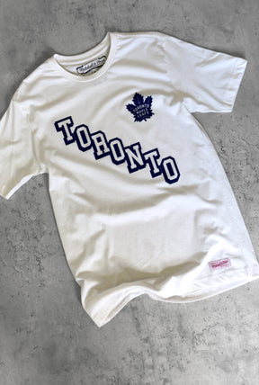 Toronto Maple Leafs Stacked T-Shirt - White