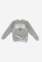 Toronto Maple Leafs Stack Crewneck - Grey
