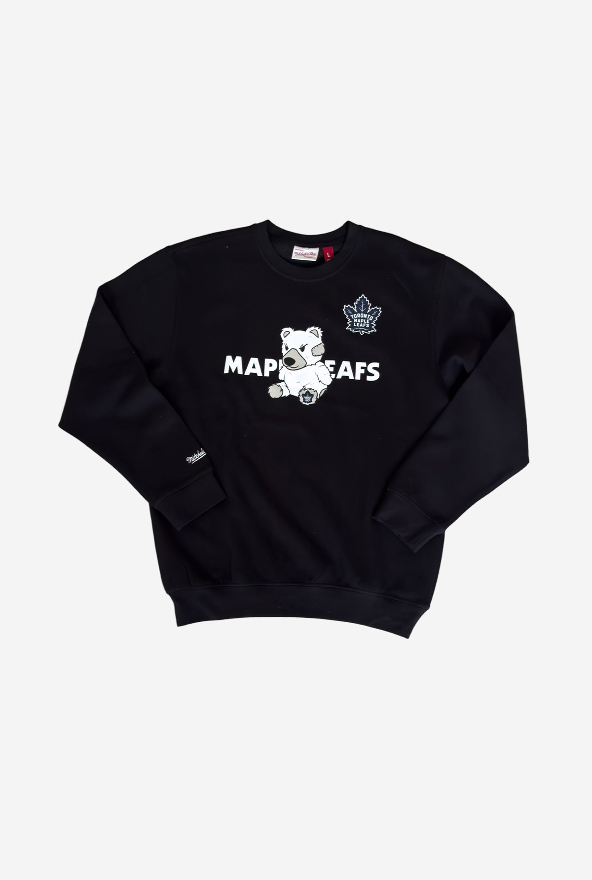 Toronto Maple Leafs Plush Crewneck - Black