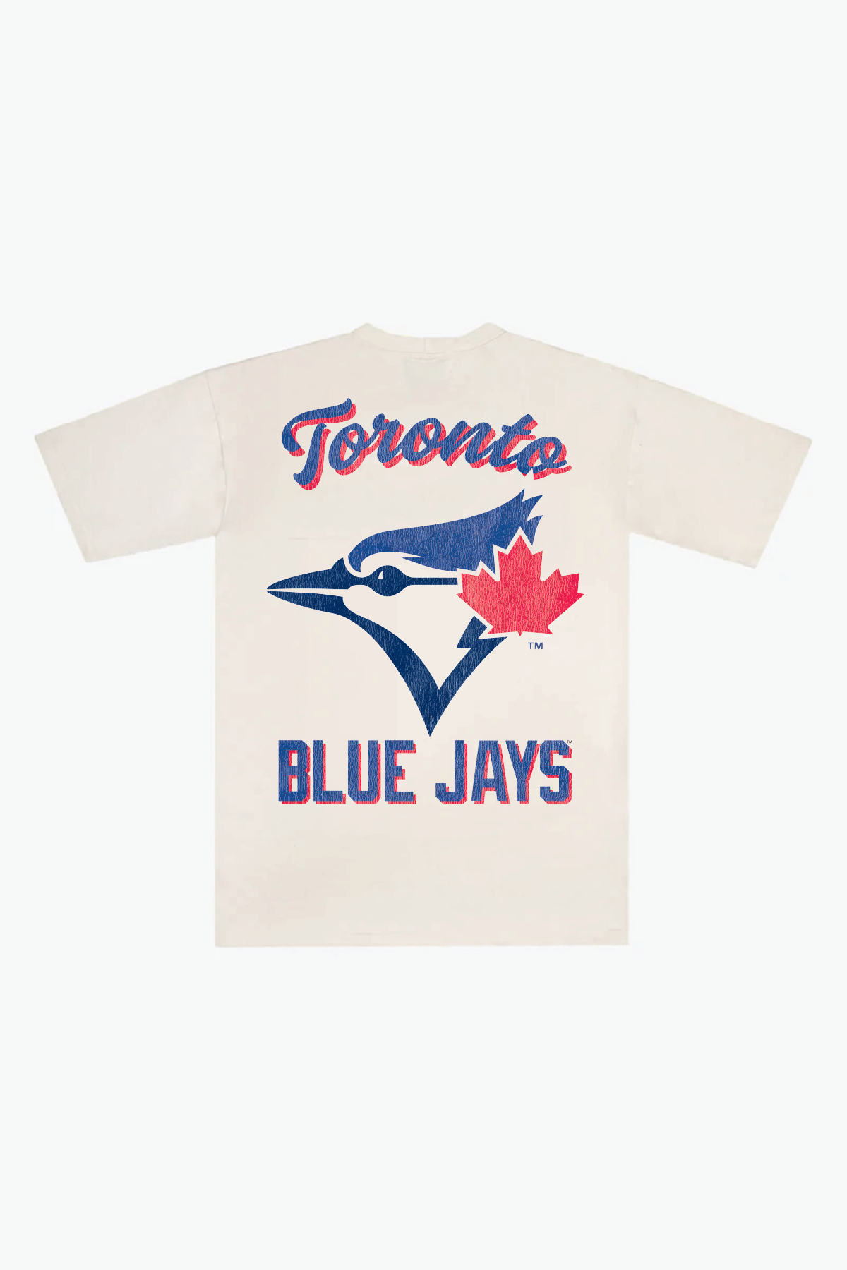 Toronto Blue Jays Team Heavyweight T-Shirt - Ivory