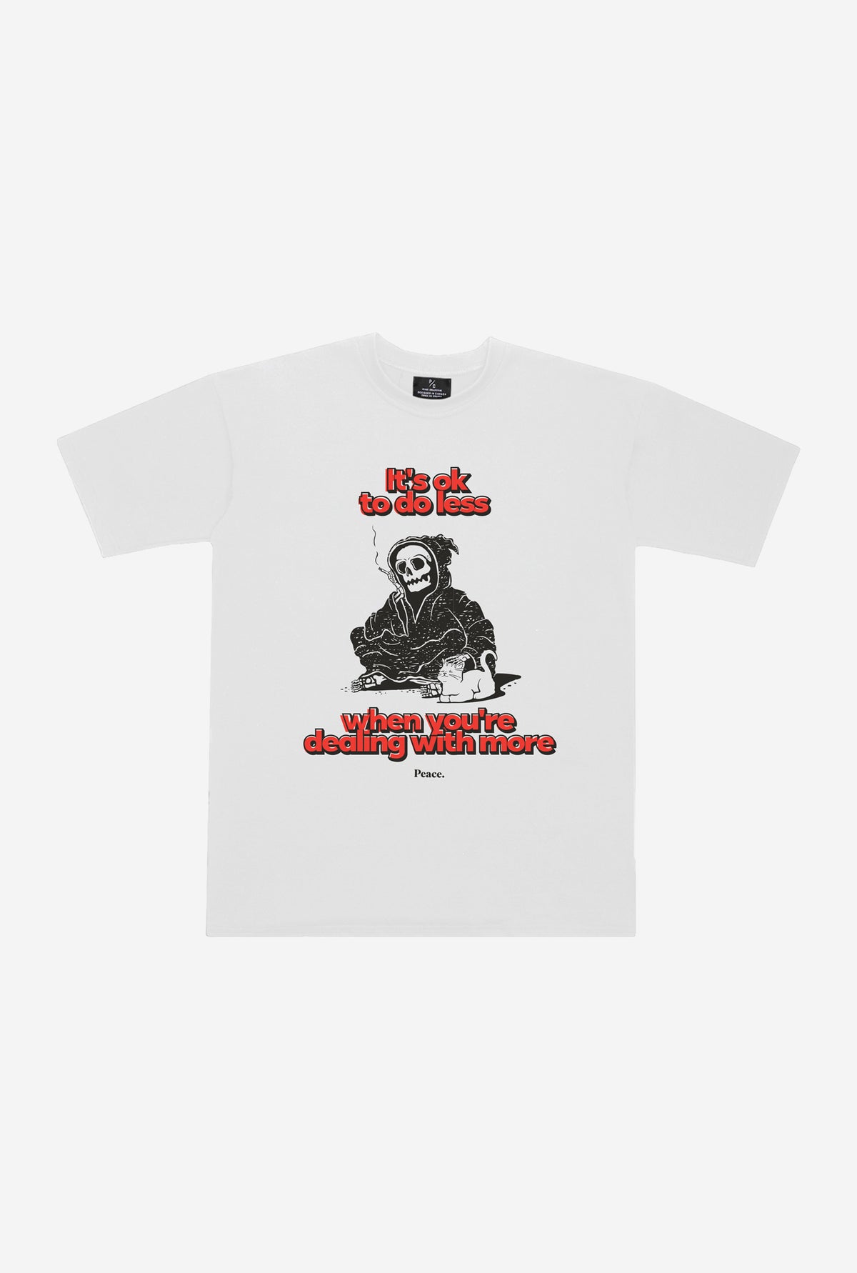 Dealing With More Heavyweight T-Shirt - White