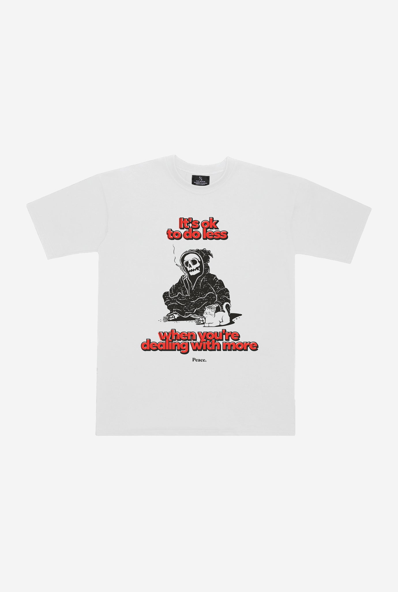 Dealing With More Heavyweight T-Shirt - White