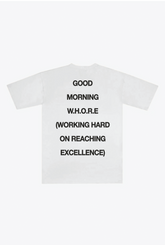 Good Morning Heavyweight T-Shirt - White