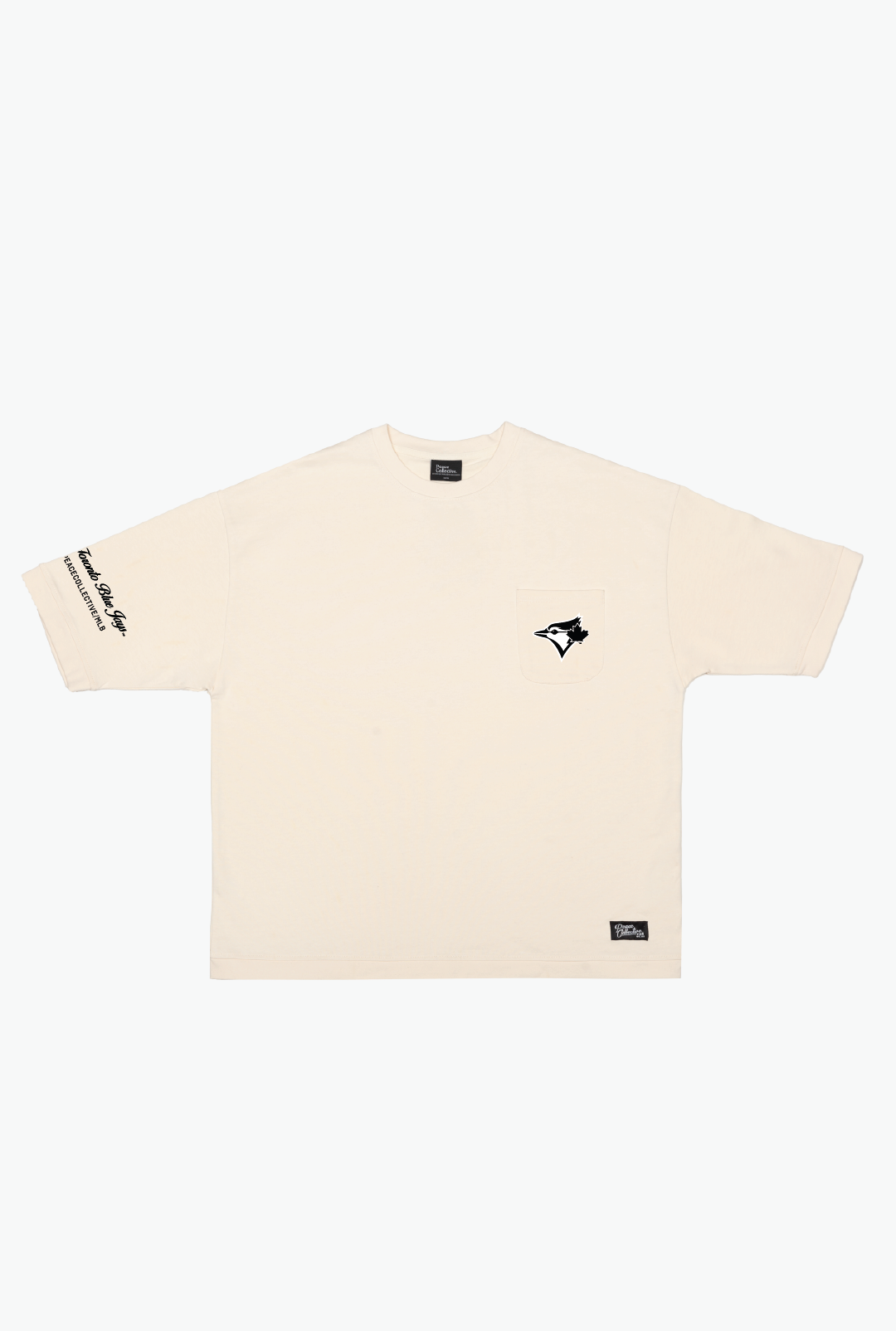 Toronto Blue Jays Preppy Heavyweight Pocket T-Shirt - Ivory