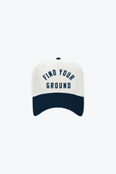 P/C x John Tavares Find Your Ground Two Tone A-Frame Cap - True Navy / Ivory