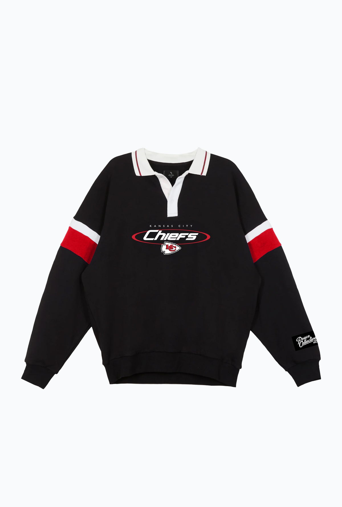 Kansas City Chiefs Oversized Rugby - Black