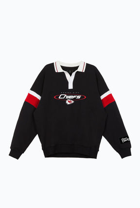 Kansas City Chiefs Oversized Rugby - Black