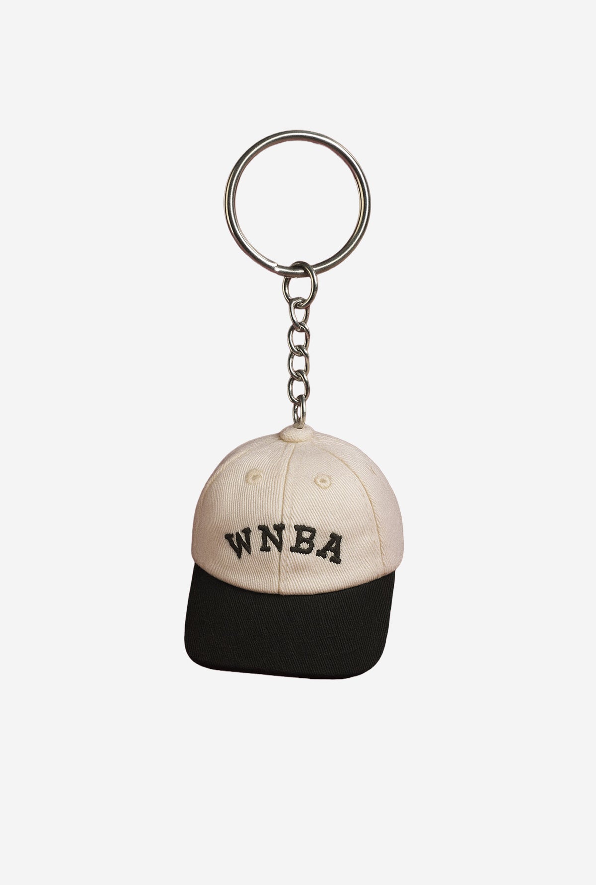 WNBA Mini Keychain - Ivory / Black