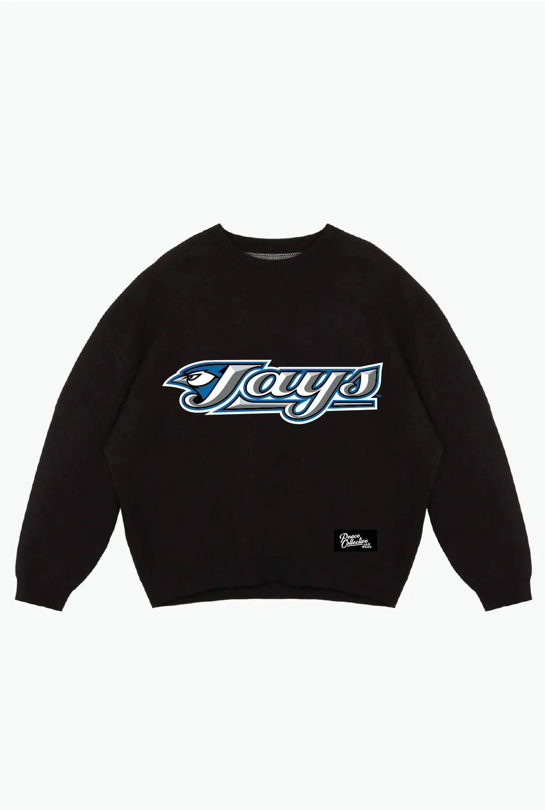 Toronto Blue Jays Vintage Knit Sweater - Black