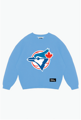 Toronto Blue Jays Oversized Knit Sweater - Baby Blue