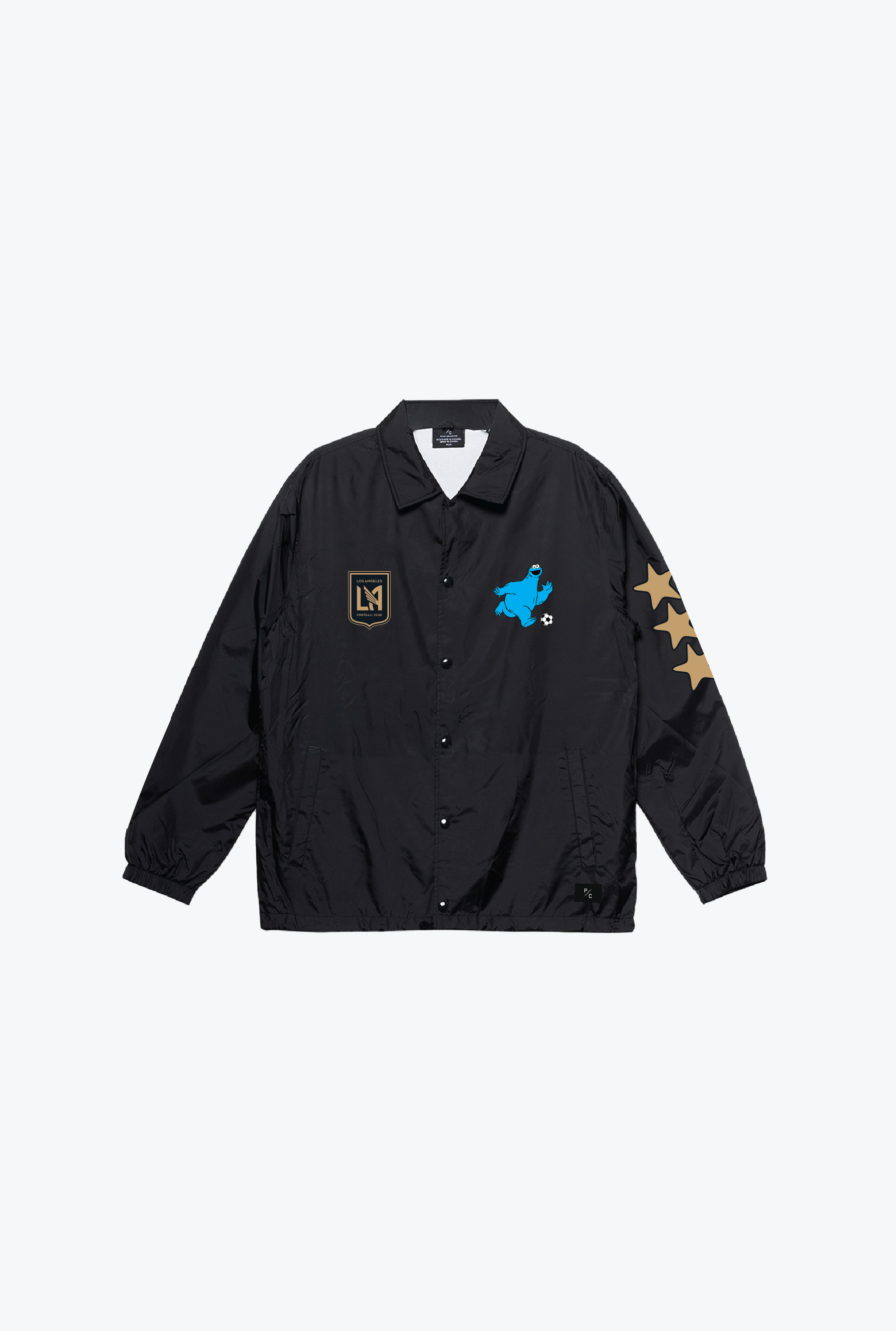 Los Angeles FC Sesame Street Kids Coach Jacket - Black