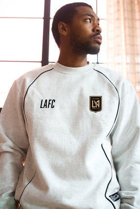 Los Angeles FC Heavyweight Piping Crewneck - Ash