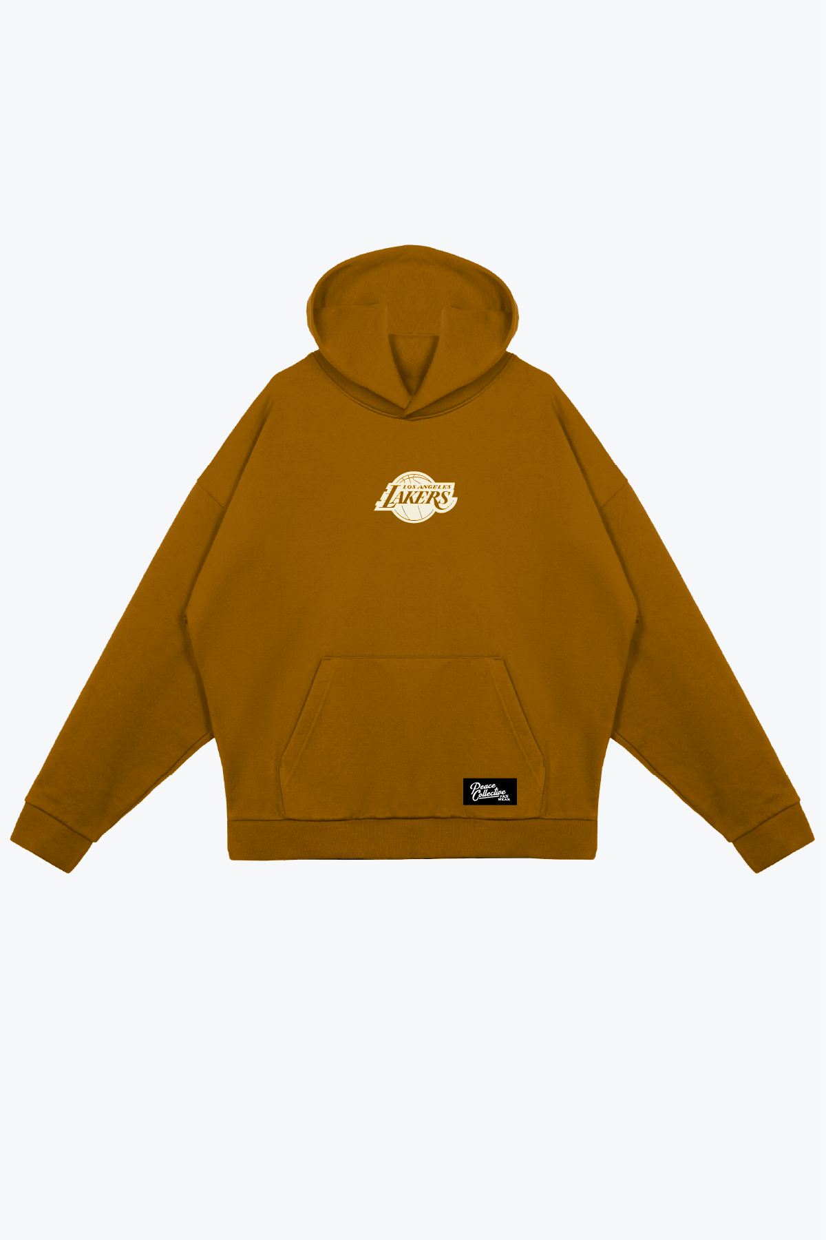 Los Angeles Lakers Fanleisure Heavyweight Hoodie - Washed Brown