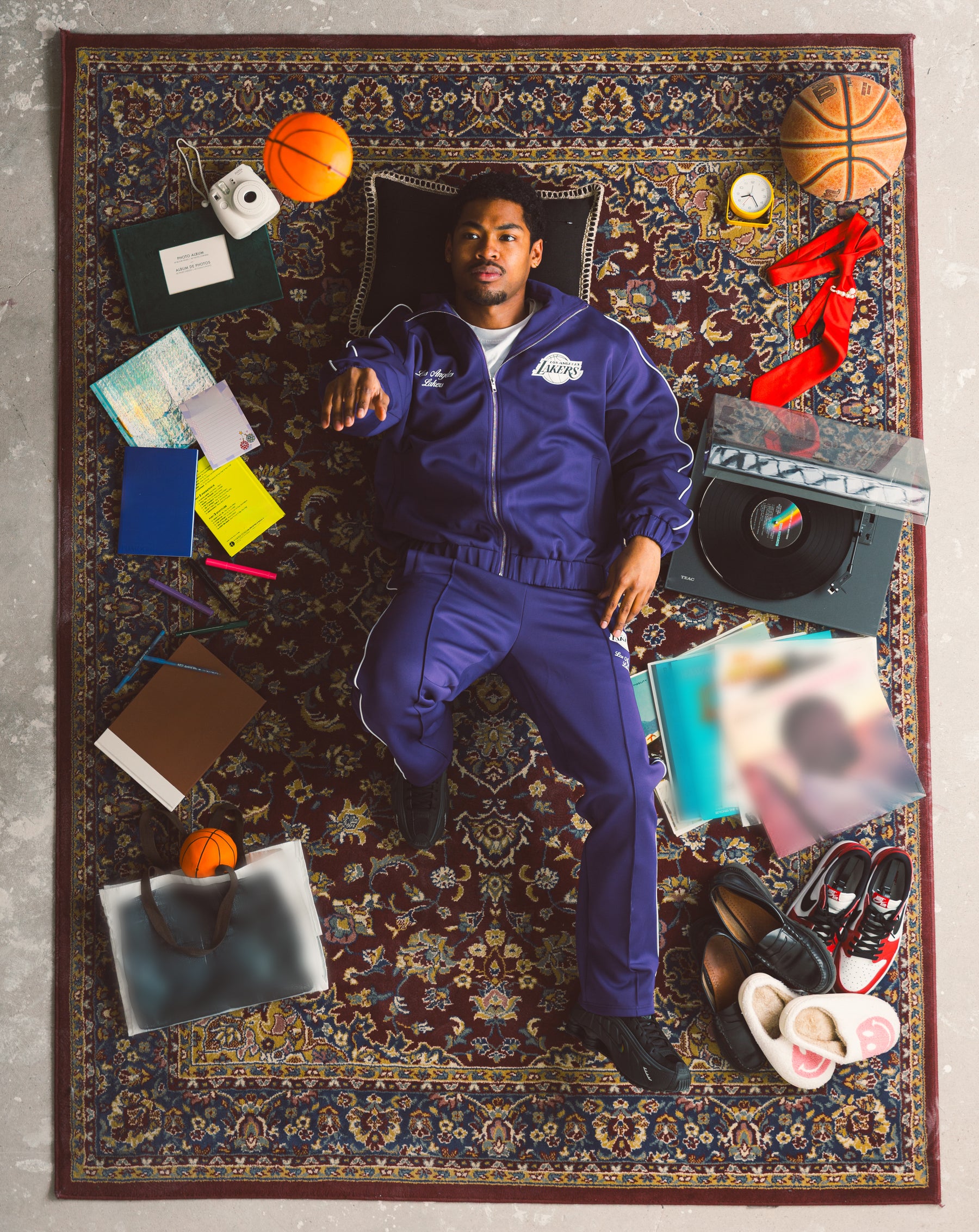 Pantalon de survêtement Los Angeles Lakers - Violet