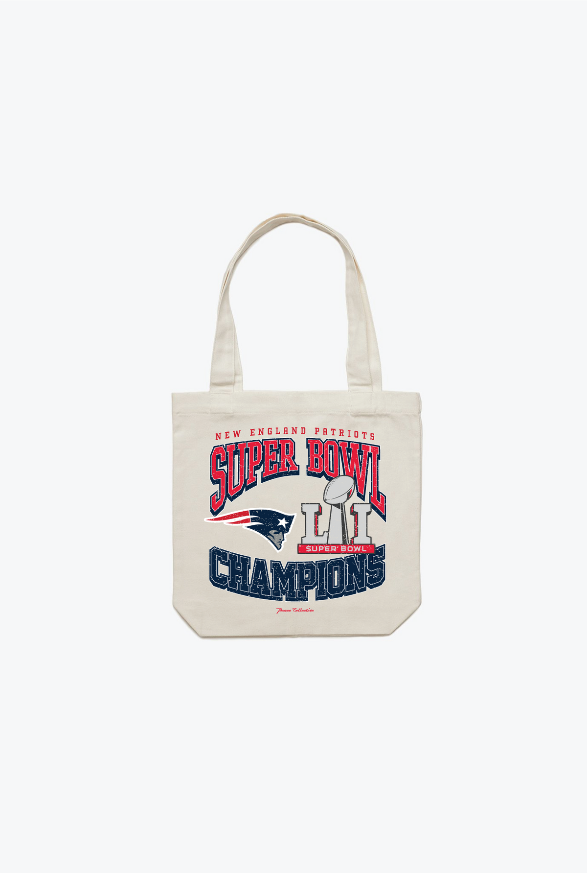New England Patriots Super Bowl LI Tote Bag - Ivory