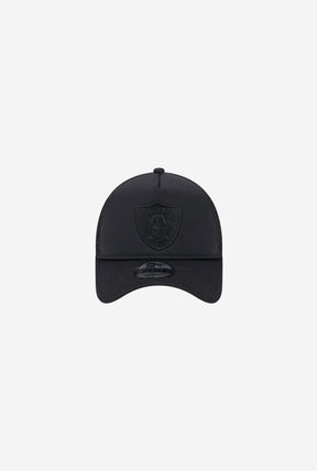 Las Vegas Raiders 9FORTY A-Frame All Day Trucker - Black/Black